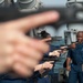 USS Mobile Bay dry fire weapons training