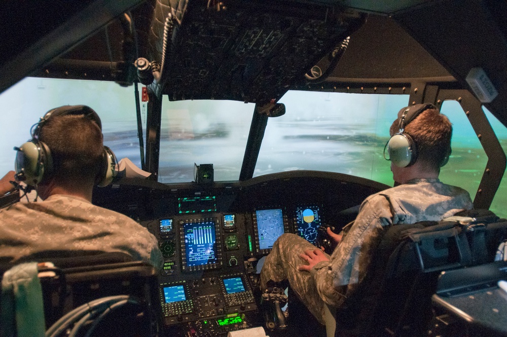 82nd CAB pilots hone skills in helicopter simulators