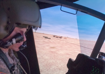 82nd CAB pilots hone skills in helicopter simulators