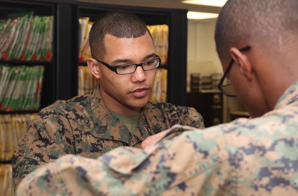 2nd Marine Logistics Group recognizes sailor of the year