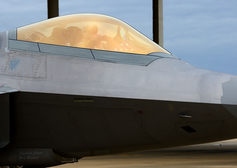 F-22 Raptors deploy to Kadena Air Base, Japan