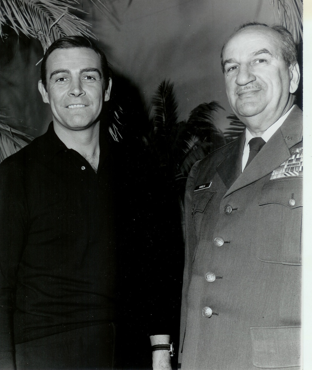 Lt. Col. Russhon and Sean Connery