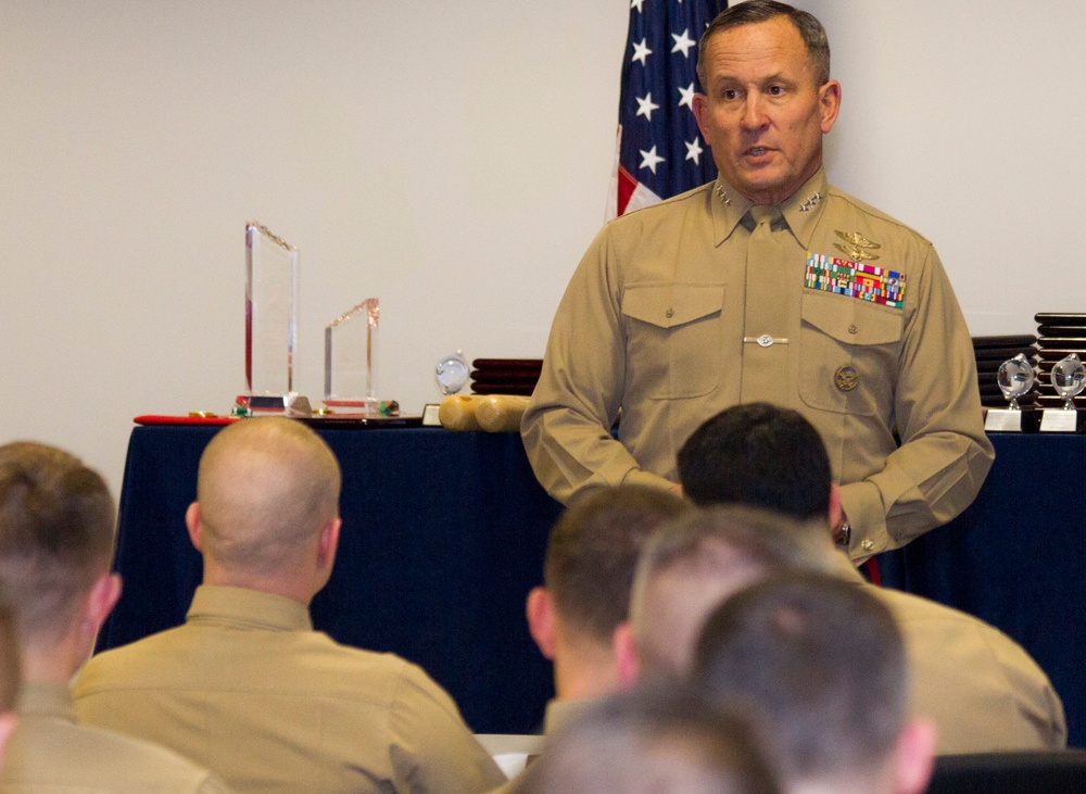 Command Rewards Successful Officer Selection Marines