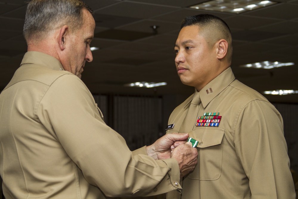 Command Rewards Successful Officer Selection Marines