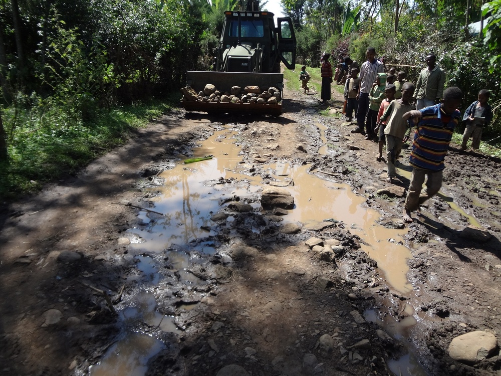 Repairing road