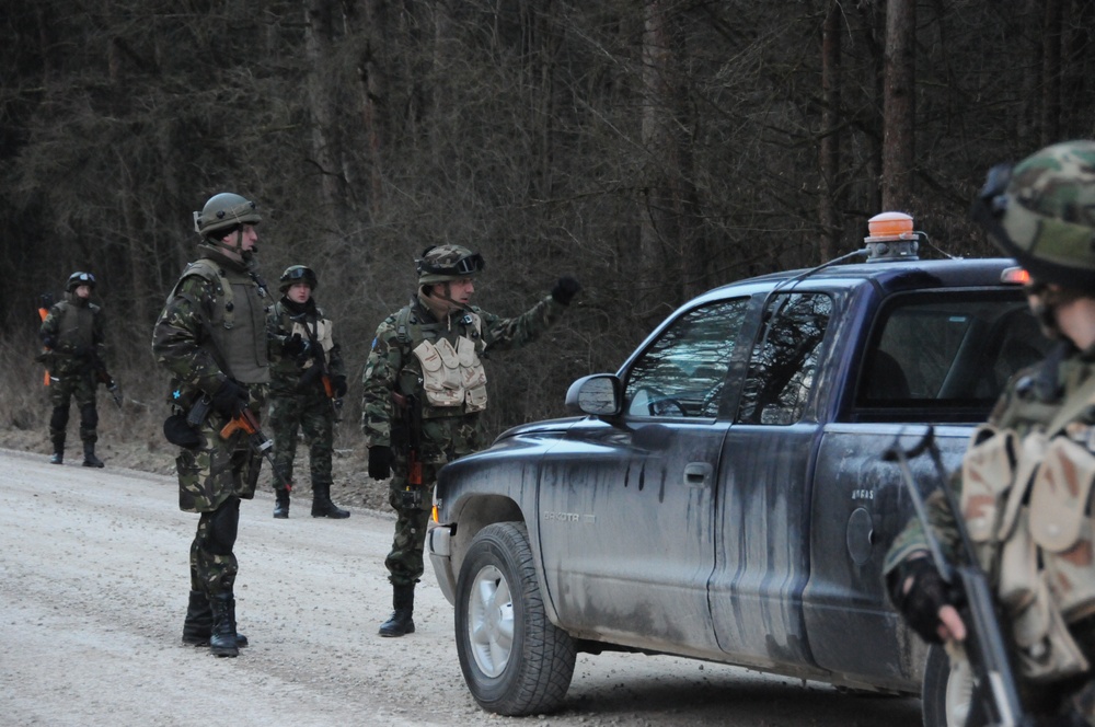 Police Advisory Team and Military Advisory Team Training II at the Joint Multinational Readiness Center