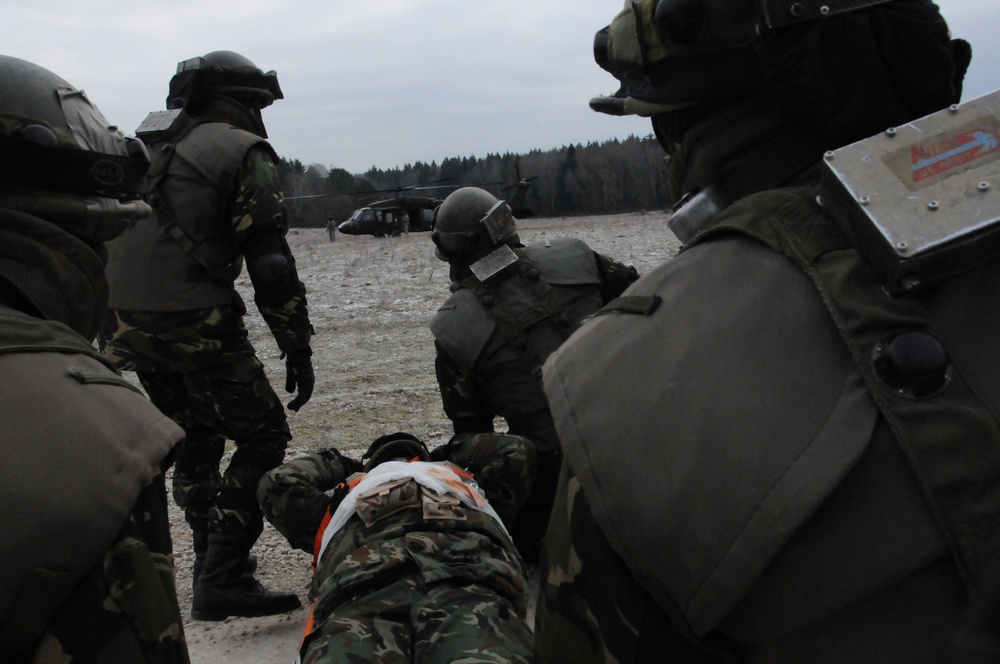 Police Advisory Team and Military Advisory Team Training II at the Joint Multinational Readiness Center