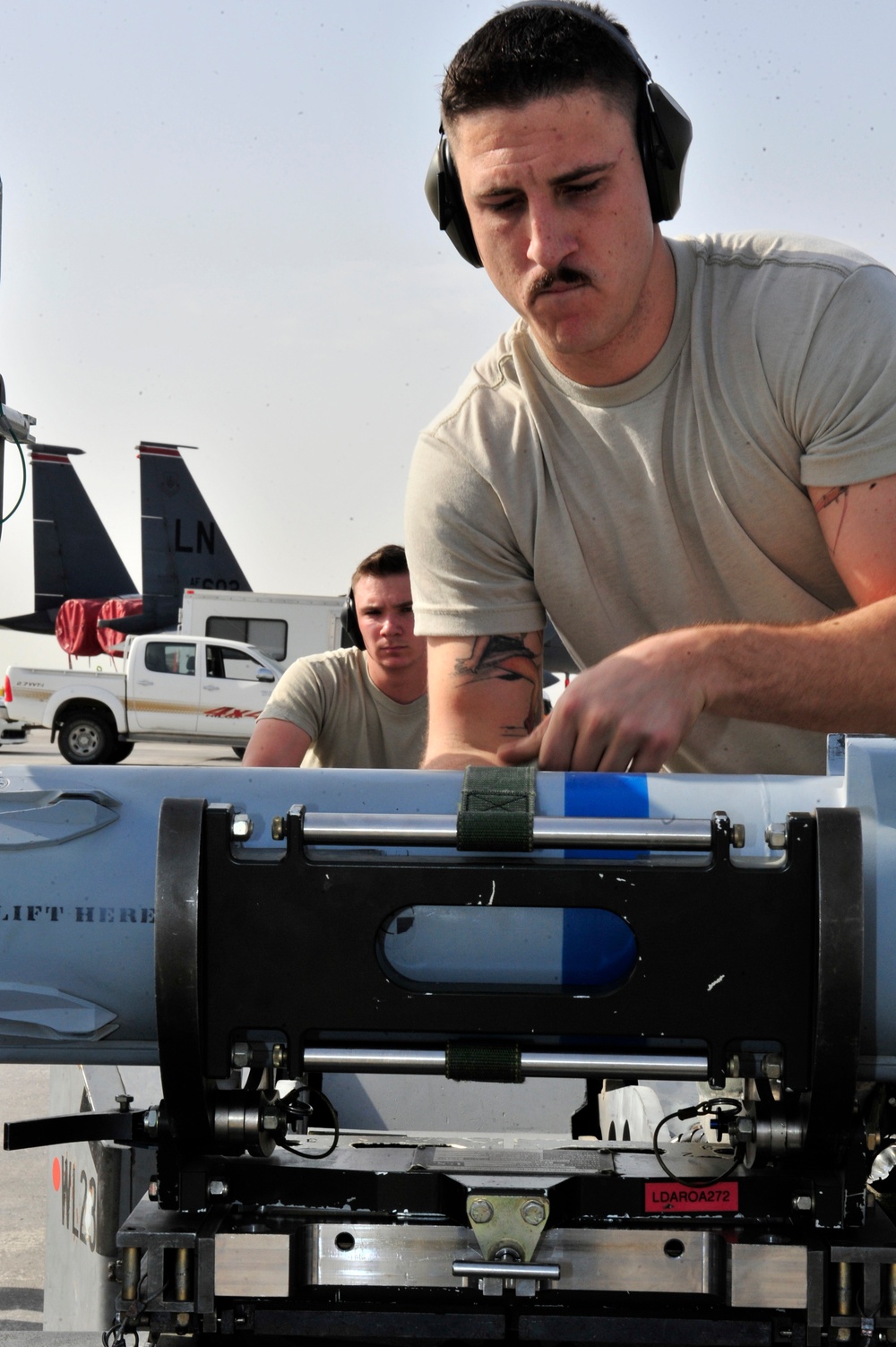 380th AEW weapons loading competition