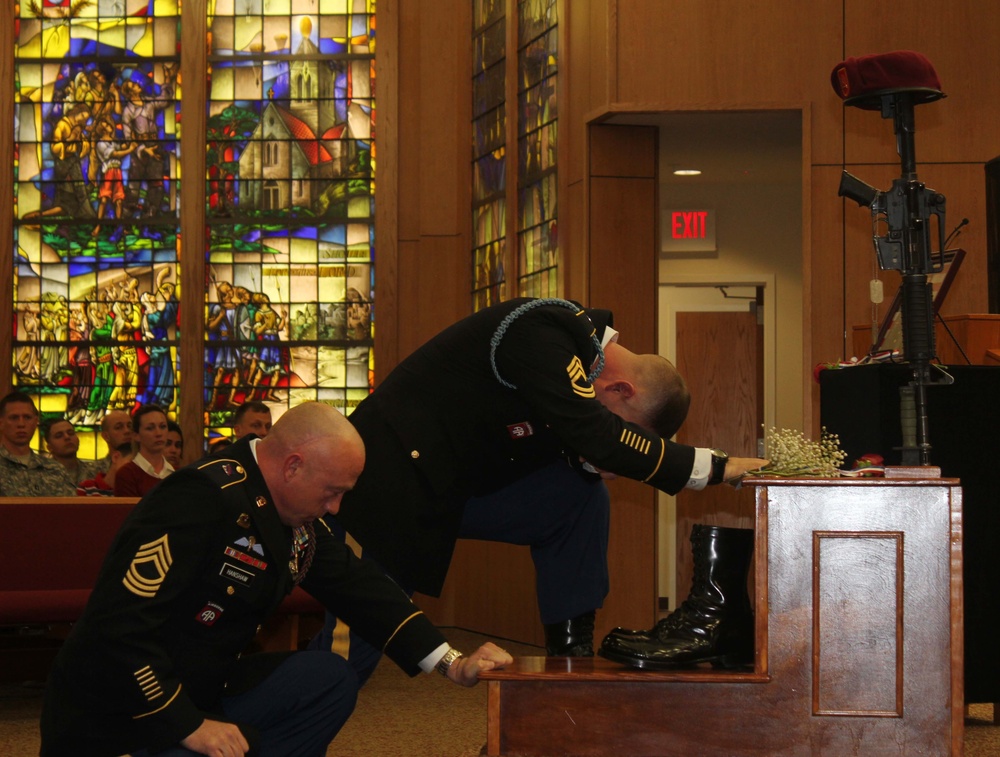 Fury troopers honor fallen comrade
