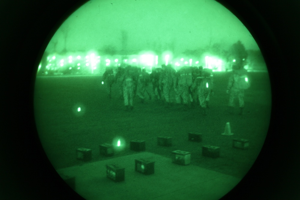 Nighttime squad challenge prepares Marines for upcoming deployment