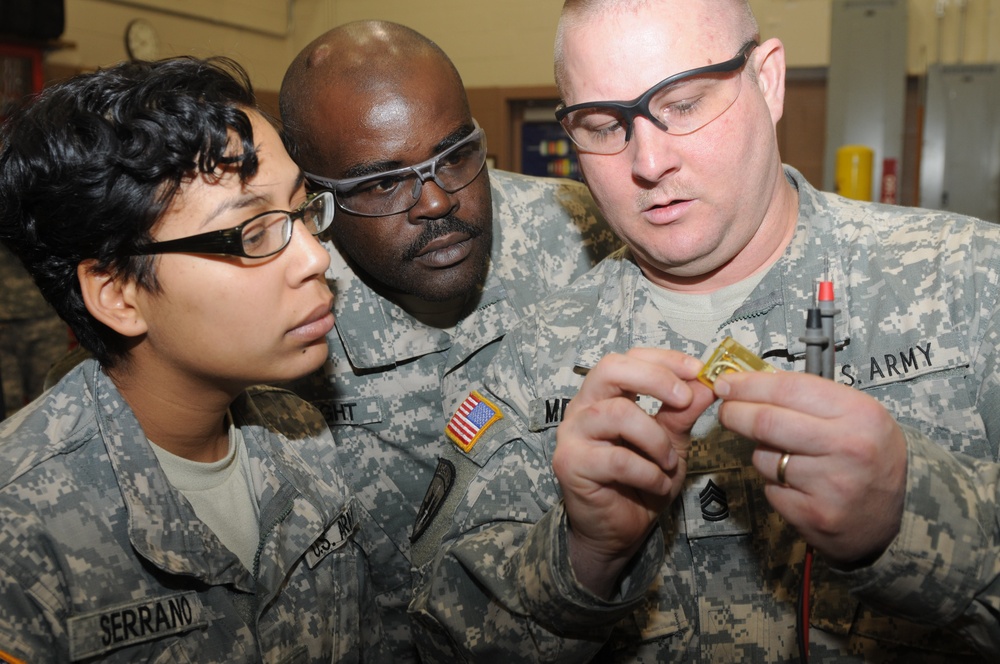 Powering up the students at Regional Training Site-Maintenance Fort Indiantown Gap