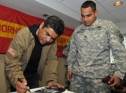 George Lopez, Troops First Foundation surprise 1-319th AFAR