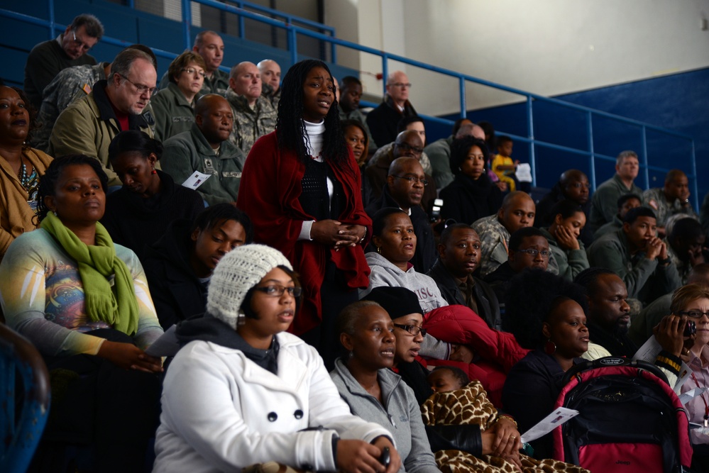 Wiesbaden community joins their voices for the Dr. Martin Luther King Jr. ceremony