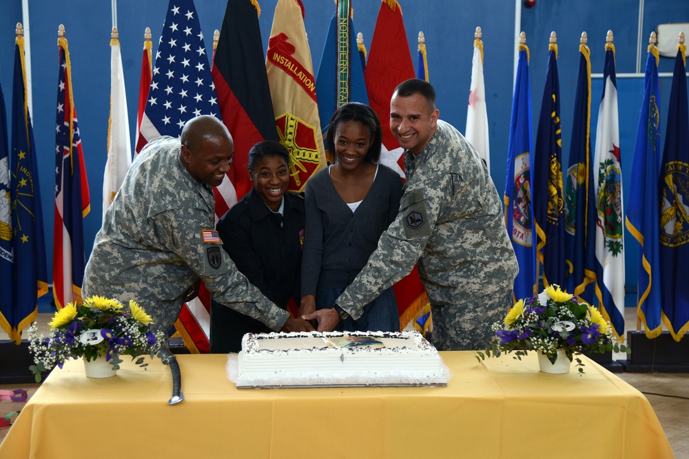 Cake cutting for the Dr. Martin Luther King Jr. ceremony