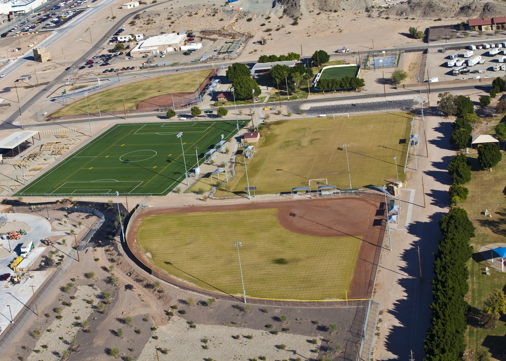 Marine Corps Air Station Yuma overhead