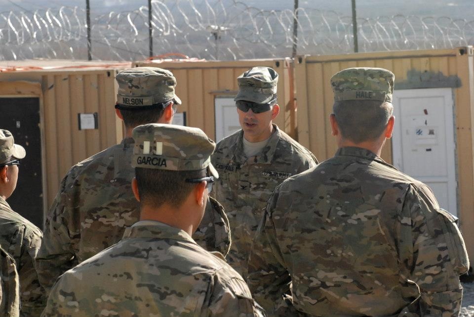 Texan Soldiers receive combat patch