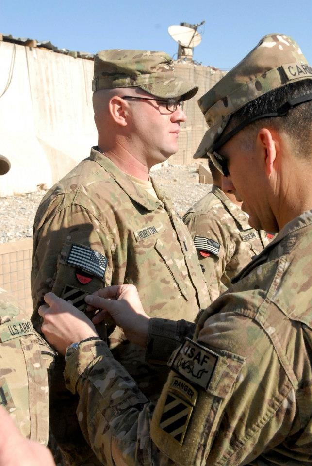 Texan Soldiers receive combat patch