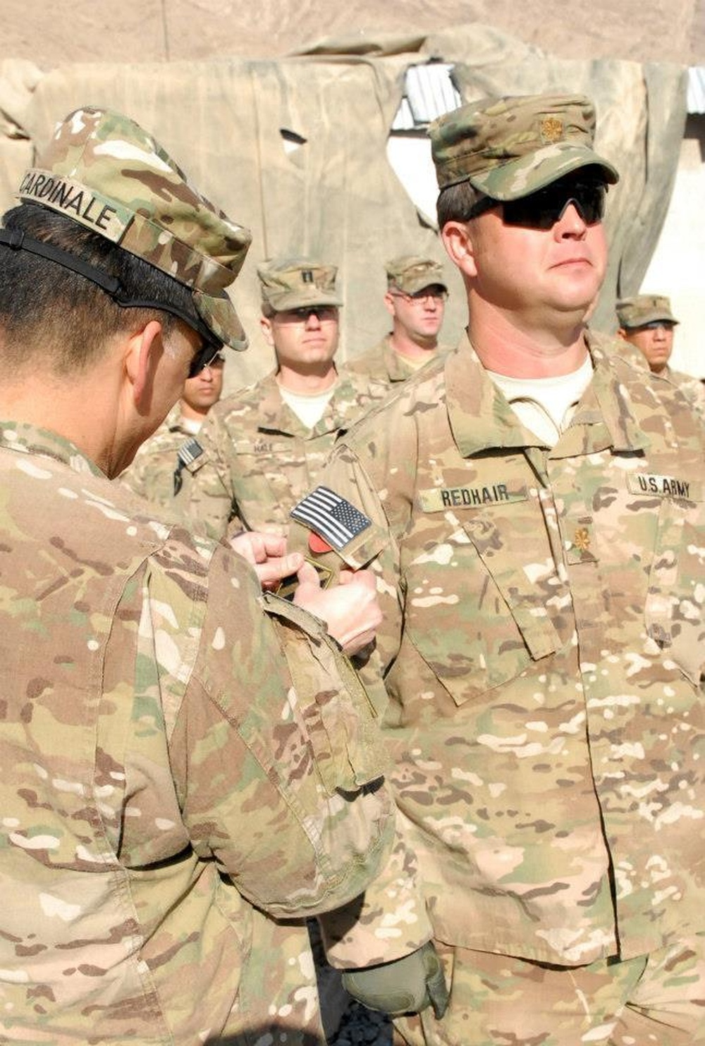 DVIDS - Images - Texan Soldiers receive combat patch [Image 4 of 4]