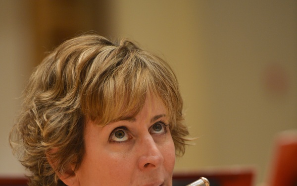 'The President's Own' rehearse for inauguration