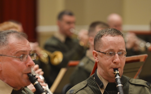 'The President's Own' rehearse for inauguration
