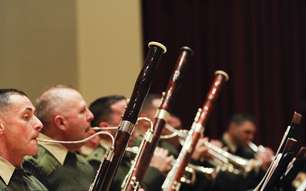 'The President's Own' rehearse for inauguration