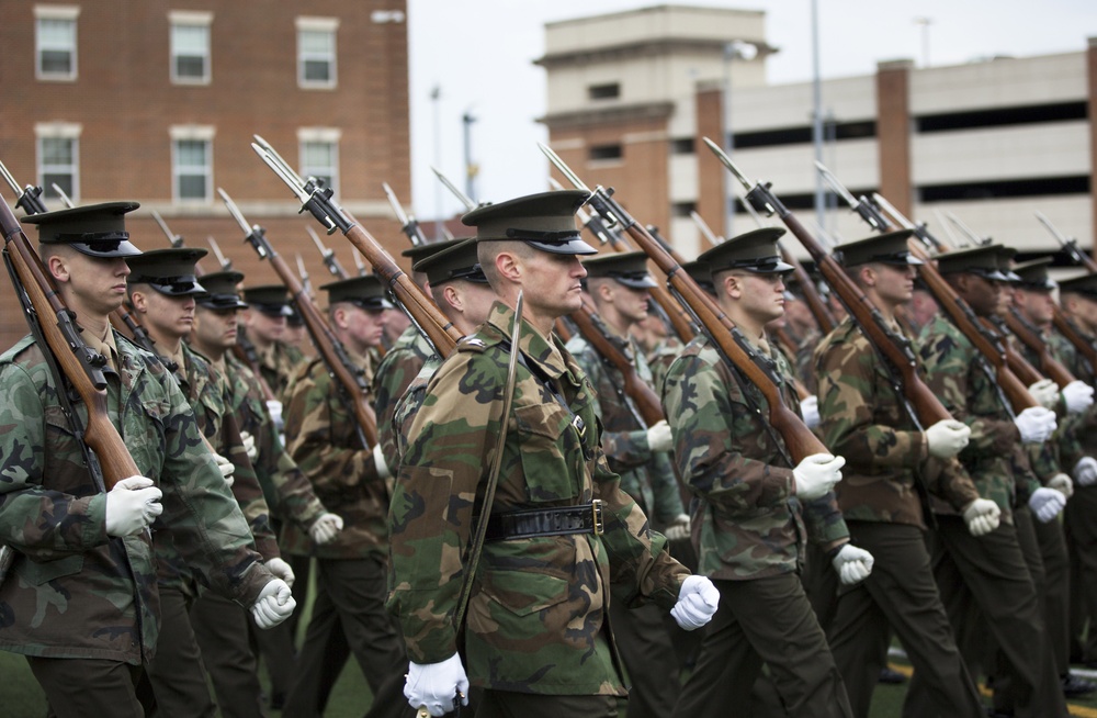 Marines Rehearse for Presidential Inauguration