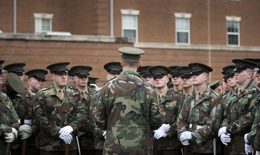 Marines Rehearse for Presidential Inauguration