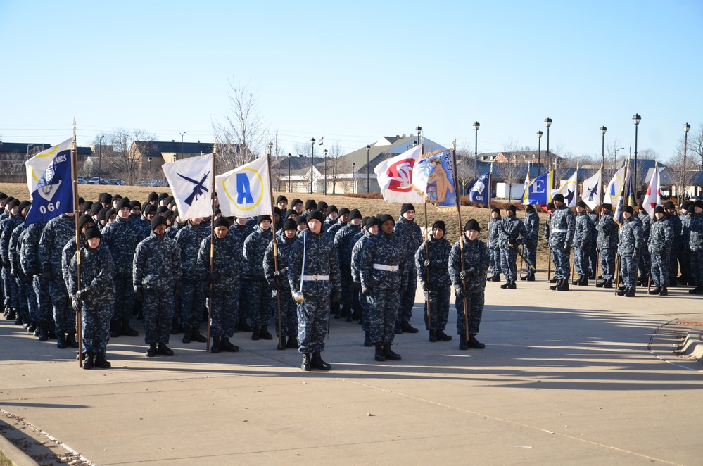 Recruit Training Command graduation practice