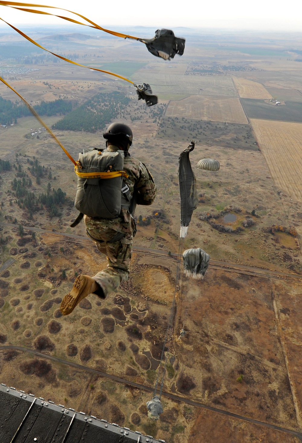 Static-line jumps