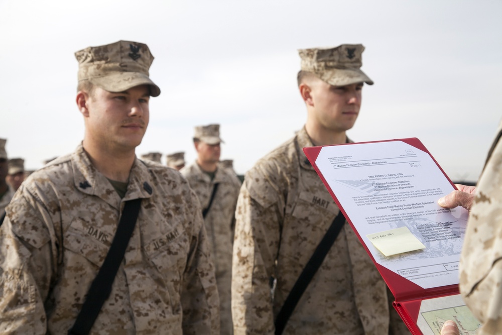 2D CEB Sailors earn FMF pin