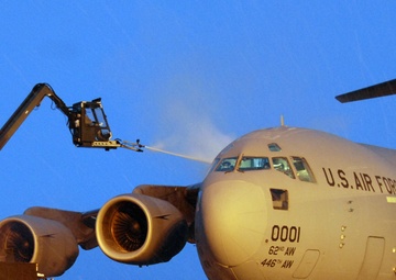 C-17 onload At Naval Air Facility Misawa
