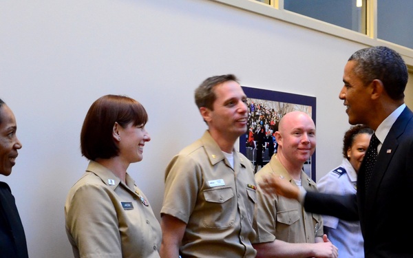 POTUS visits members of JTF-NCR