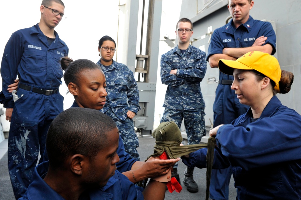 USS Jason Dunham drill