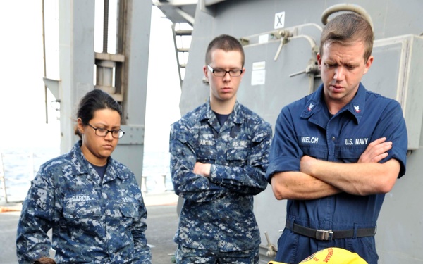 USS Jason Dunham drill