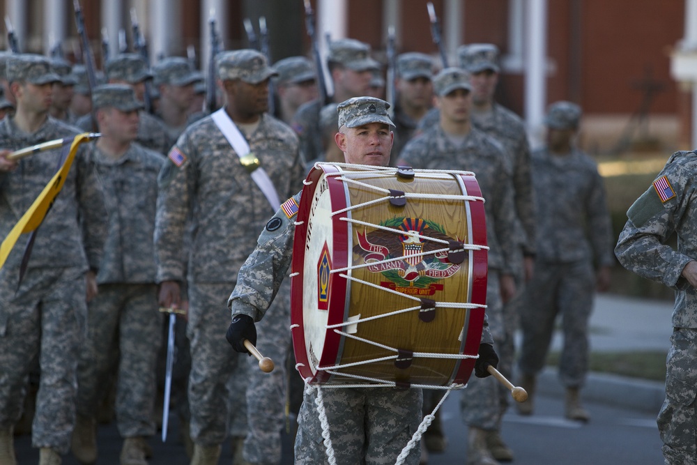 Soldiers prepare for 57th Presidential Inauguration Parade