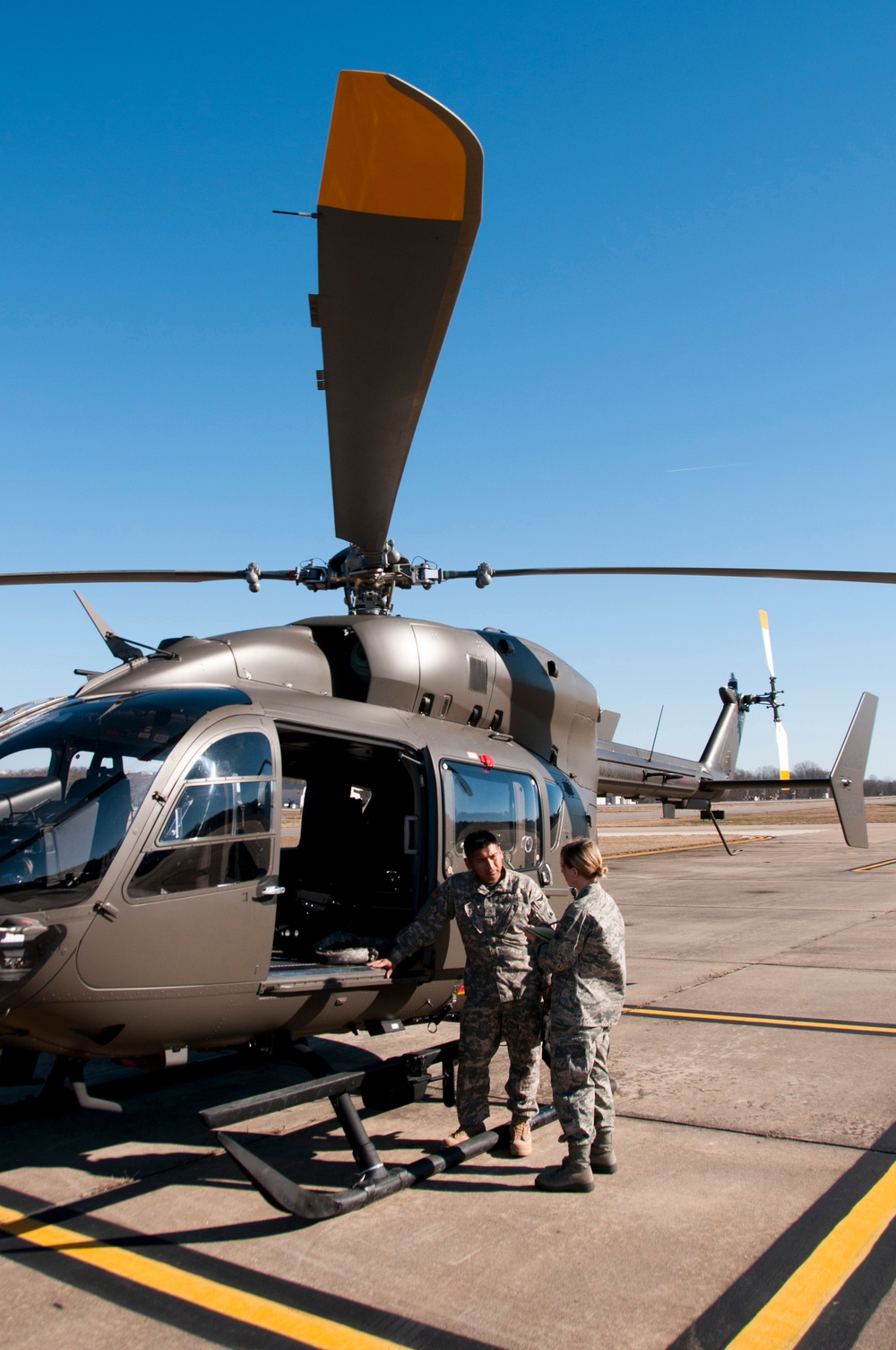DC Army National Guard aviation in vital location supporting the 57th Presidential Inauguration