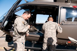 DC Army National Guard aviation in vital location supporting the 57th Presidential Inauguration