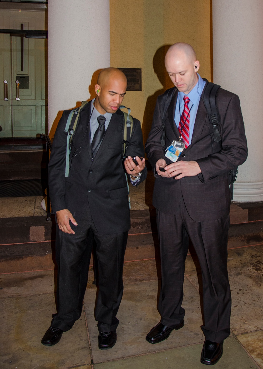 Soldiers monitor contaminates during Presidential Inauguration