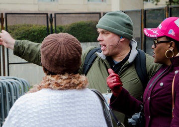 Soldiers monitor contaminates during Presidential Inauguration