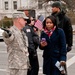 Army National Guard Sgt. Stroud assists visitors in Washington during the 57th Presidential Inauguration