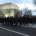 Members of the 113th Wing parade group march along Pennsylvania Avenue, Washington