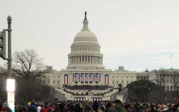 President re-elect Barack Obama's inaugural ceremony took place at The Capitol building