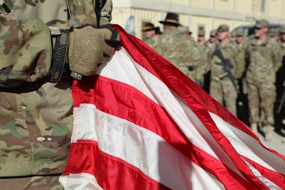 Re-enlistment ceremony