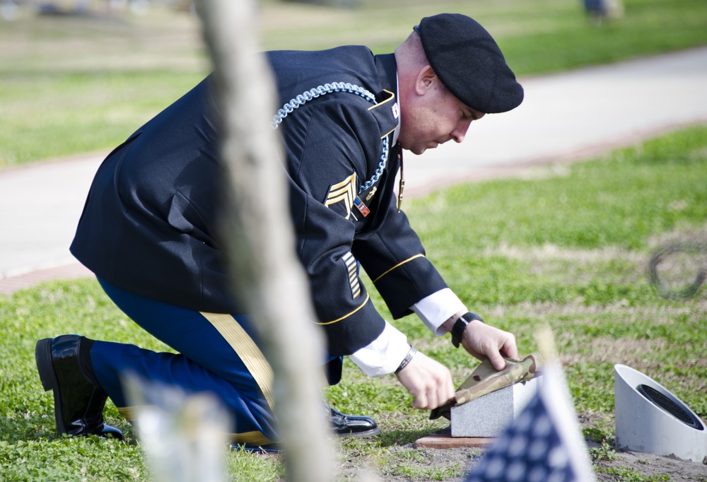 Living memorial dedicated to 2nd BCT soldier