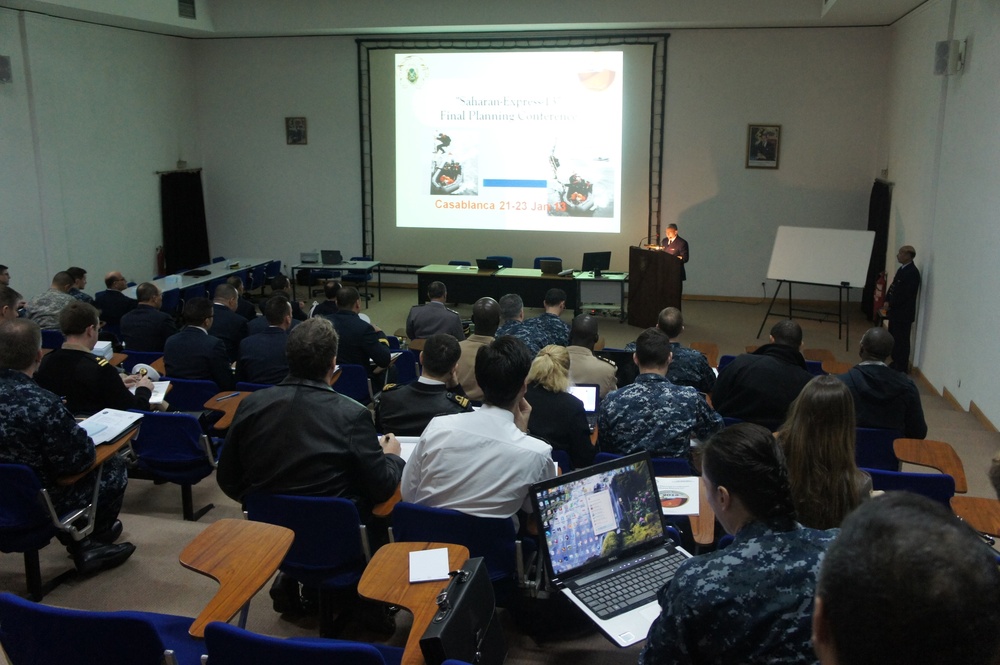 The final planning conference for Exercise Saharan Express 2013