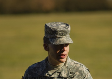 Army Reserve soldiers march on Pennsylvania Avenue during 57th Presidential Inaugural Parade