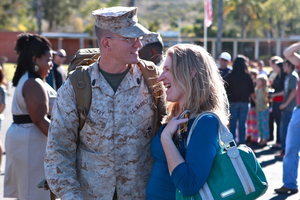 Marines return home from Helmand