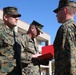 Marine recieves award for heroic actions off the battlefield