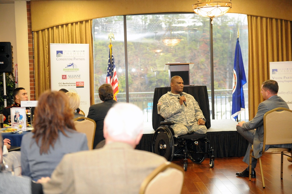 Prince William Chamber of Commerce salutes the armed services