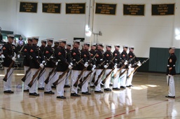 Silent Drill Platoon Visits Raleigh